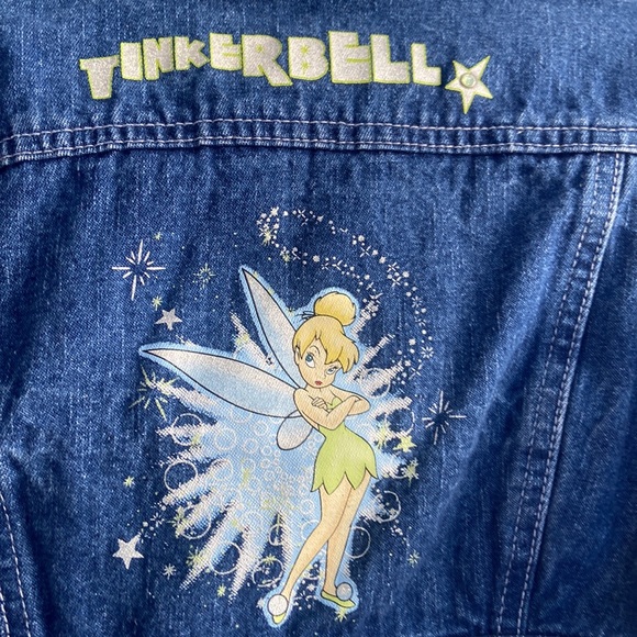 A half length, Jean jacket with Tinker Bell on it - Picture 7 of 7